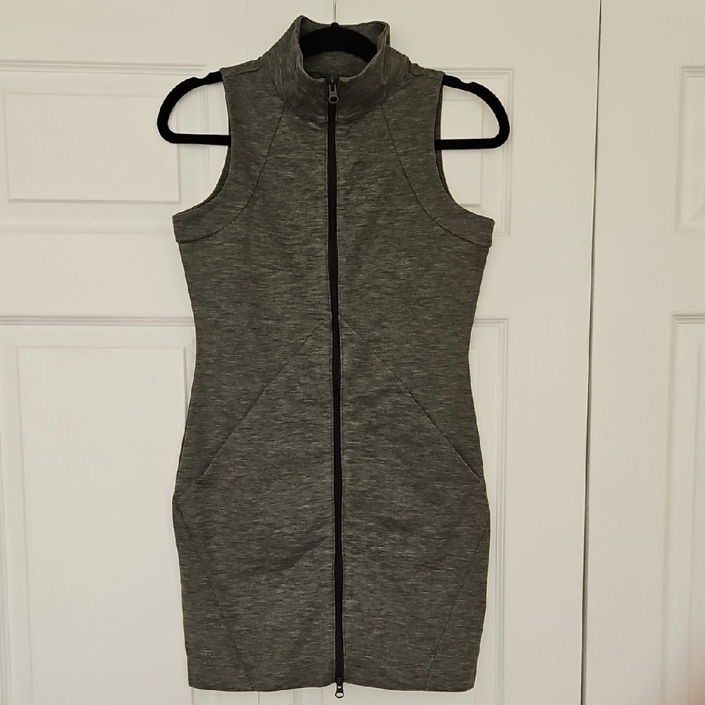 Title Nine Charcoal Gray Passport Vest Dress